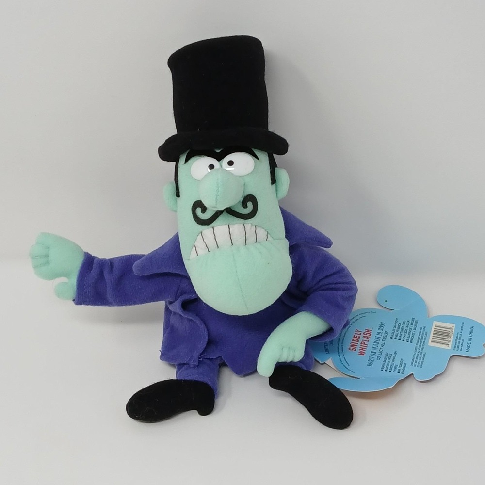 Rocky and Bullwinkle & Friends CVS Snidely Whiplash 9" Stuffins Plush 1999 w/tag